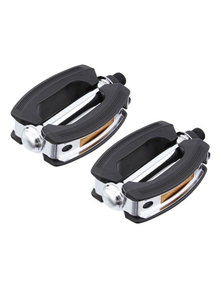 Classic Rubber Pedals VP-813 9/16 Black/Chrome.